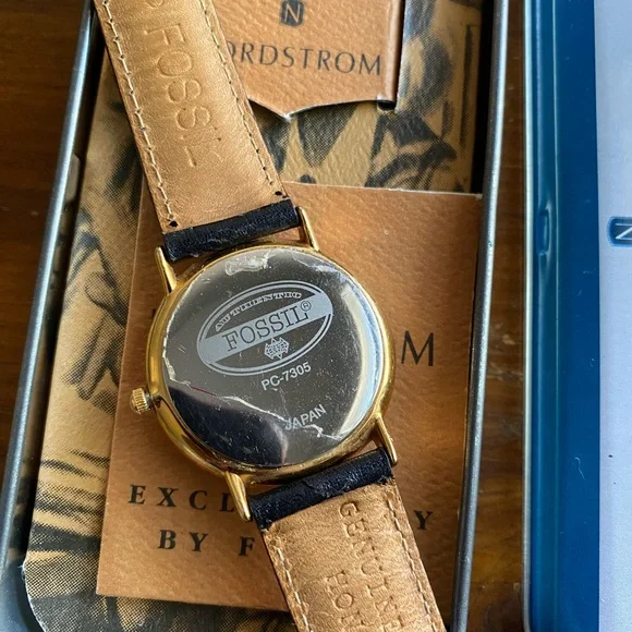 1994 FOSSIL ABALONE SHATTERED WATCH PC-7306 - www.disolcolor.com display picture 3